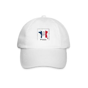 On est bien à Paris - Casquette classique - blanc/blanc - Devant