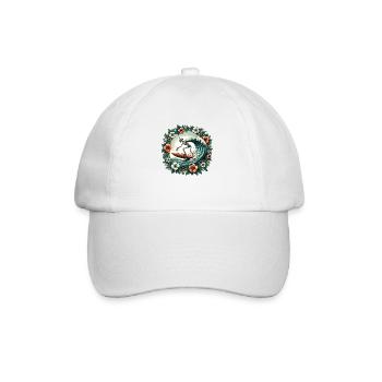 Surfing Skeleton - Baseball Cap - white/white - Front