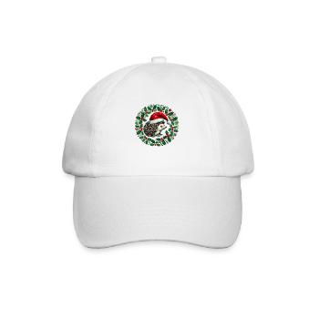 Hérisson de Noël - Casquette classique - blanc/blanc - Devant