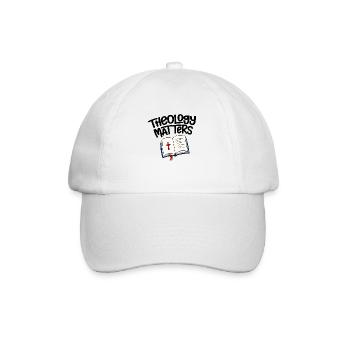 L’importance de la théologie 4 - Casquette classique - blanc/blanc - Devant