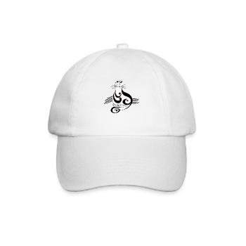 Cat - Baseball Cap - white/white - Front