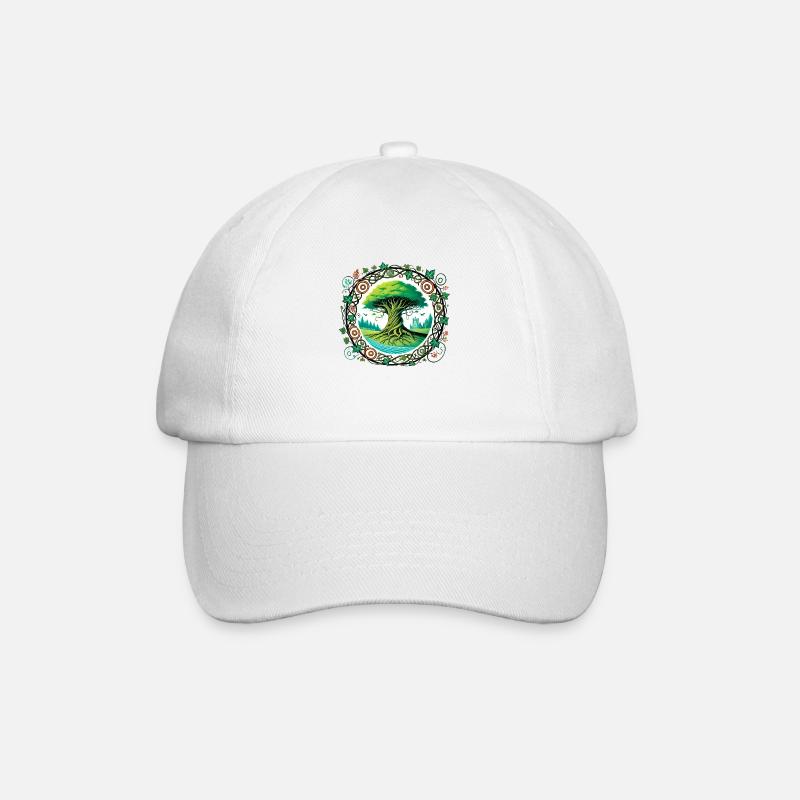 Arbre de vie - Casquette classique - blanc/blanc
