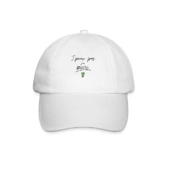 J'peux pas j'ai mojito - Casquette classique - blanc/blanc - Devant