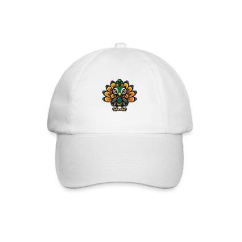 Bande dessinée Paon - Casquette classique - blanc/blanc - Devant
