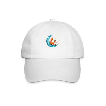 Luna fox - Baseball Cap - white/white - Front