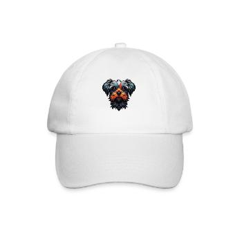 niedlicher hund 2 - Baseballkappe - Weiß/Weiß - Vorne