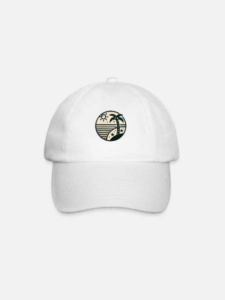 Küste - Baseballkappe - Weiß/Weiß