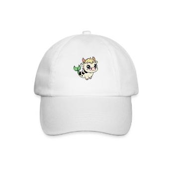 Cute Manatee Cow - Baseball Cap - white/white - Front