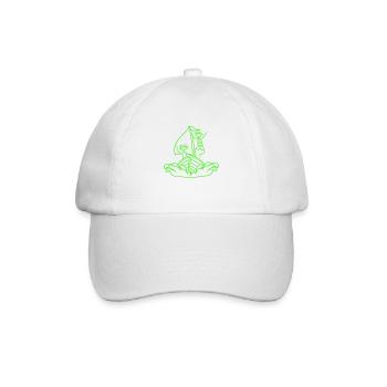2 enfants Plaisir de la voile Deux frères et sœurs Amis Équipe - Casquette classique - blanc/blanc - Devant