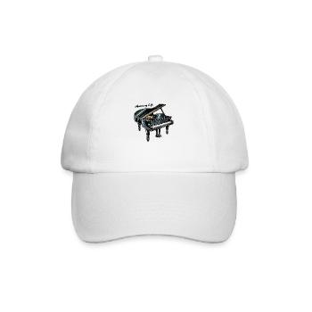 Piano - Casquette classique - blanc/blanc - Devant