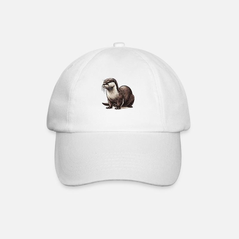 Loutre - Casquette classique - blanc/blanc