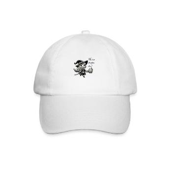 Bande dessinée de sorcière - Casquette classique - blanc/blanc - Devant