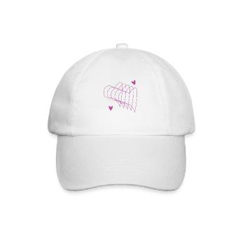 Sweet Pinkish Love Resonance 00 - Baseball Cap - white/white - Front
