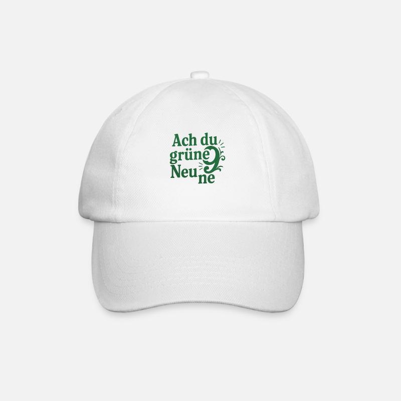 Ach du grüne Neune - Baseballkappe - Weiß/Weiß