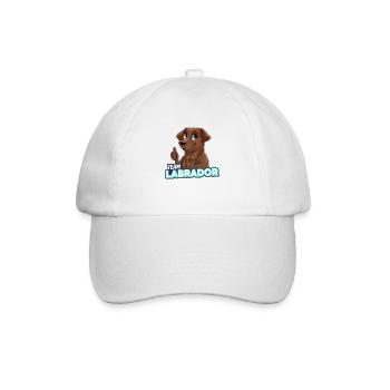 TEAM Labrador - Chocolate - Baseball Cap - white/white - Front
