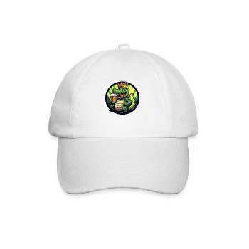 Bière d’alligator - Casquette classique - blanc/blanc - Devant