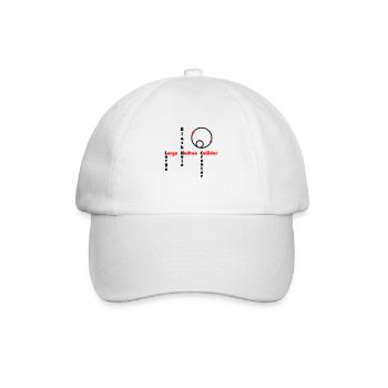 Black Hole - Large Hadron Collider - Baseballkappe - Weiß/Weiß - Vorne