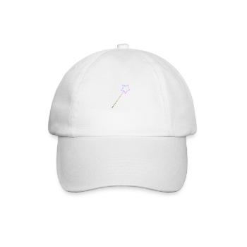 Cadeau de princesse fée baguette colorée - Casquette classique - blanc/blanc - Devant