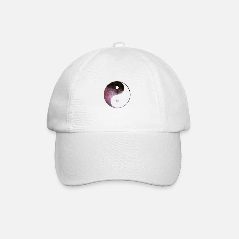 galaxie yin et yang - Casquette classique - blanc/blanc