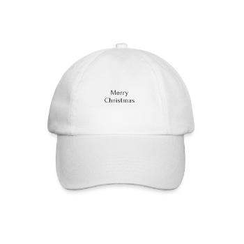 Merry Christmas - Casquette classique - blanc/blanc - Devant