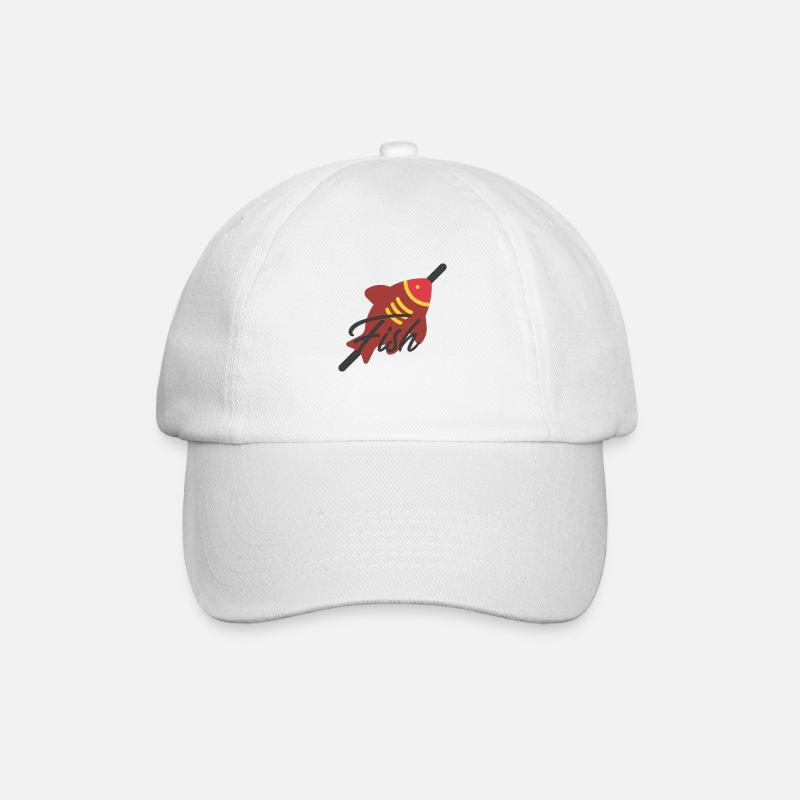 Fish - Casquette classique - blanc/blanc