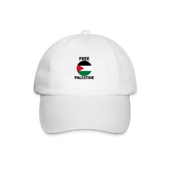 Libérer la Palestine - Casquette classique - blanc/blanc - Devant
