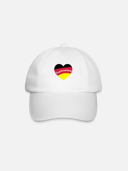 Fußball Deutschland EM Europameister - Baseballkappe - Weiß/Weiß