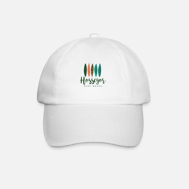 Hossegor surf beach - Casquette classique - blanc/blanc