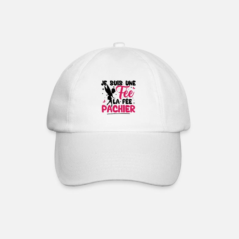 Je suis une fée la fée pachier - Casquette classique - blanc/blanc