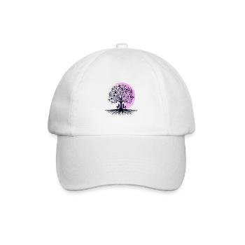 Harmonie familiale - Arbre de l’unité T-shirt - Casquette classique - blanc/blanc - Devant