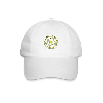 The Yorkshire Rose - Baseball Cap - white/white - Front