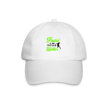 Padel Better - Casquette classique - blanc/blanc - Devant