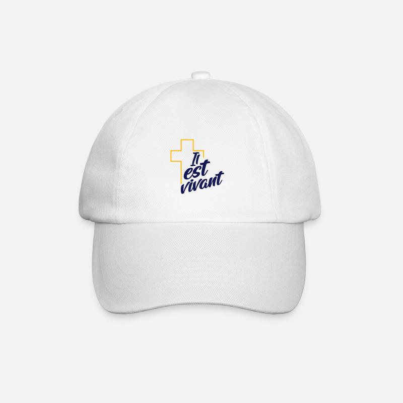 Il est vivant ! - Casquette classique - blanc/blanc