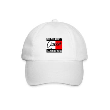 Queen King Queen Couple Outfit - Baseball Cap - white/white - Front