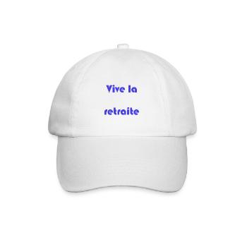 RETRAITE. RETRAITE. RETRAITEE. RETRAITE - Casquette classique - blanc/blanc - Devant