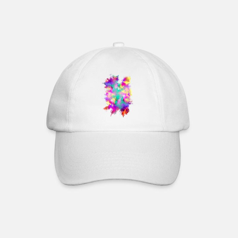 explosion de couleur - Casquette classique - blanc/blanc