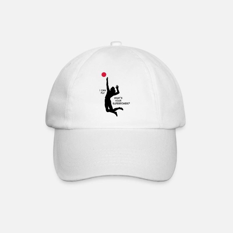 Volleyball - Baseballkappe - Weiß/Weiß