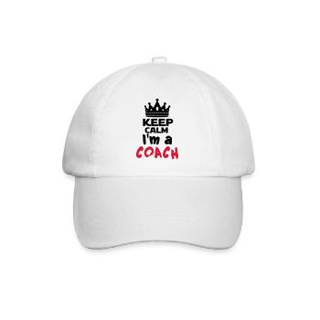 I'm a coach - Casquette classique - blanc/blanc - Devant