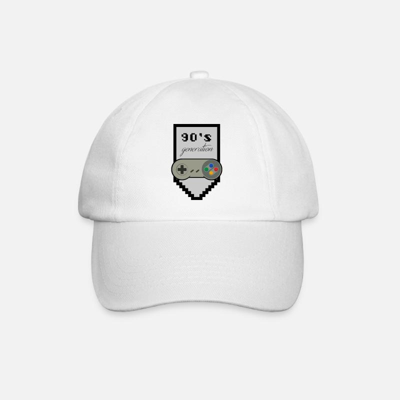90er Generation - Baseballkappe - Weiß/Weiß