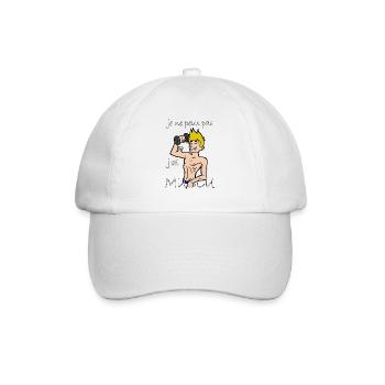 Je ne peux pas j'ai muscu - Casquette classique - blanc/blanc - Devant