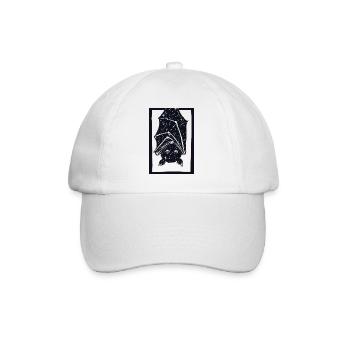 Spacebat - Baseballkappe - Weiß/Weiß - Vorne