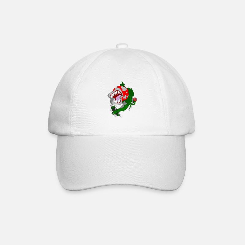 plante carnivore - Casquette classique - blanc/blanc