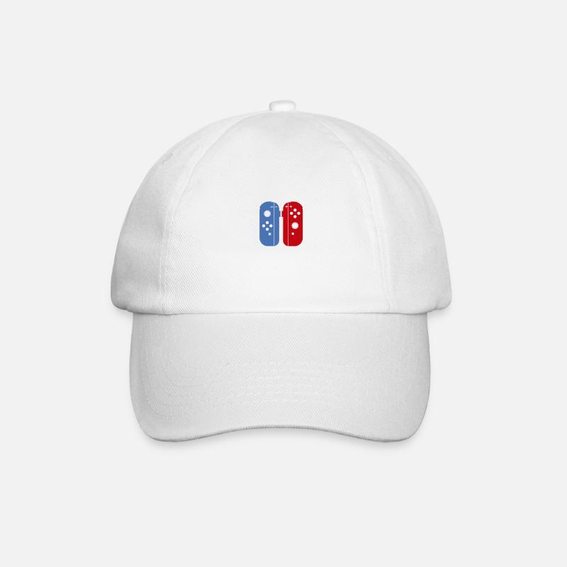 Schalten Sie Ihr Herz - Baseballkappe - Weiß/Weiß