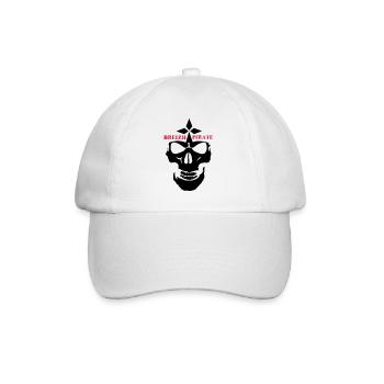 breizh pirate tete de mort crane hermine - Casquette classique - blanc/blanc - Devant