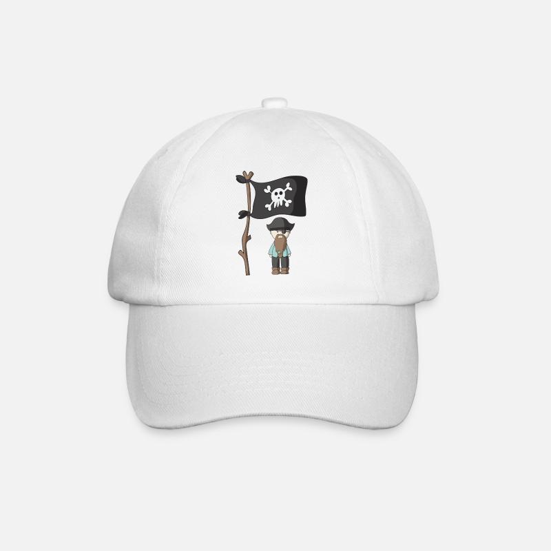 pirate - Casquette classique - blanc/blanc