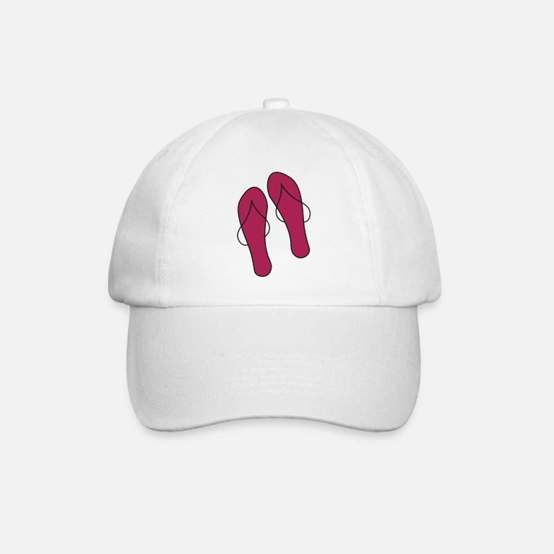 flipflops - Baseballkappe - Weiß/Weiß