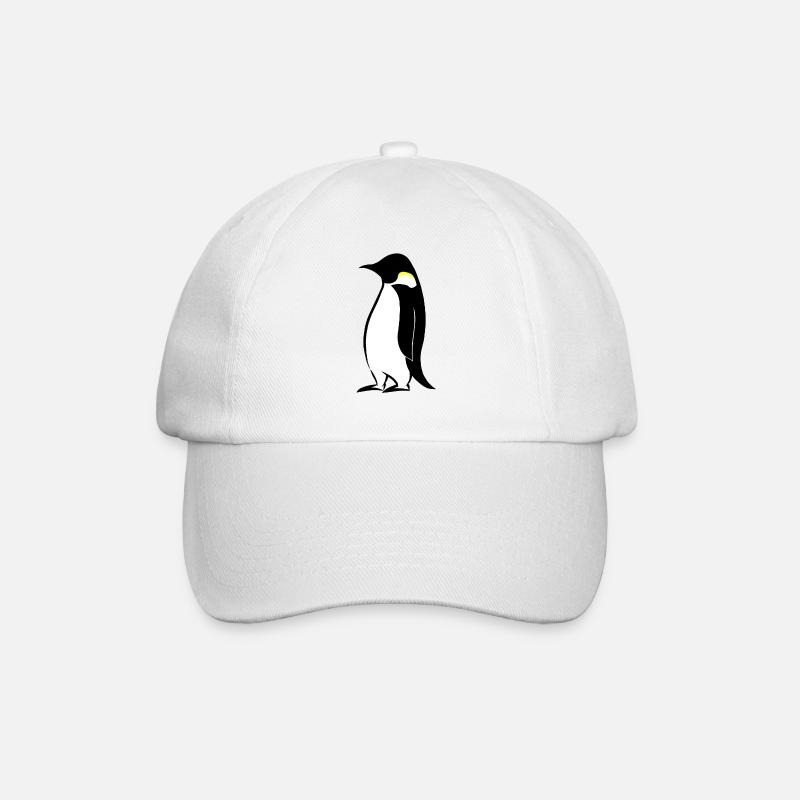PENGUIN - Baseball Cap - white/white