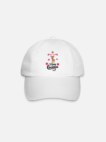 Christmas - Baseball Cap - white/white