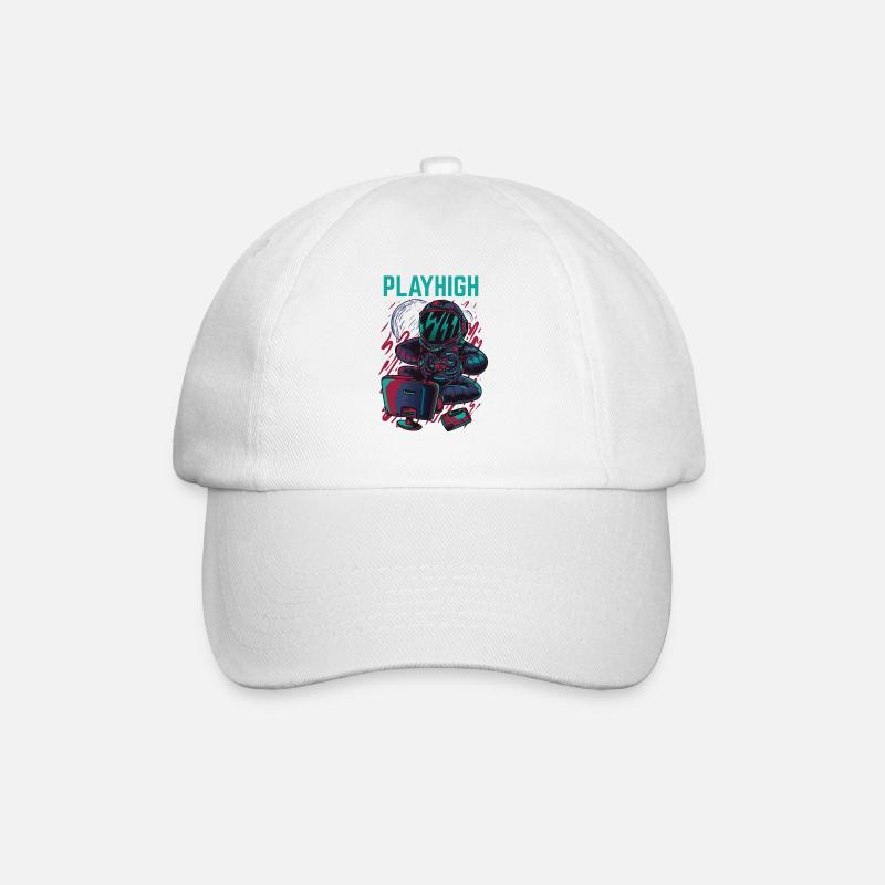 Playhigh Astronaut - Baseballkappe - Weiß/Weiß