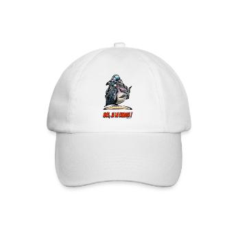 The pigeon, Me I Hunt! - Baseball Cap - white/white - Front